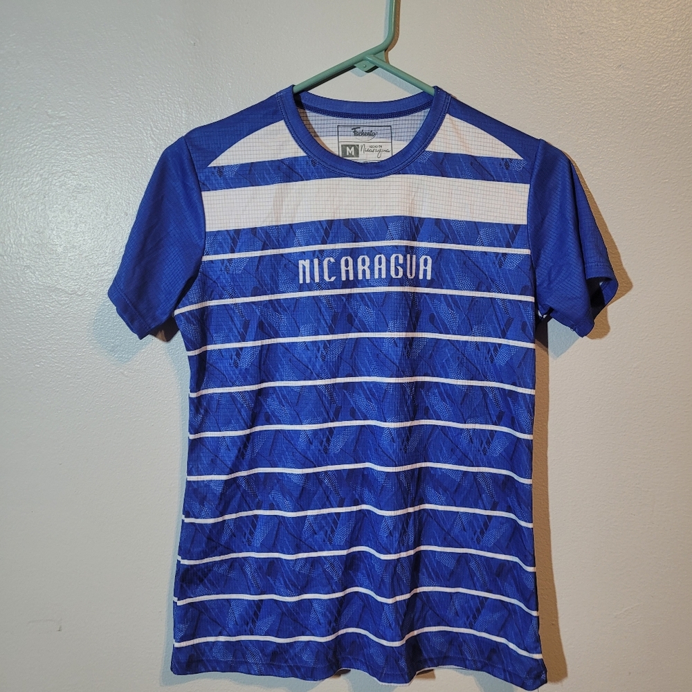 Blue Nicaragua Men's Shirt..